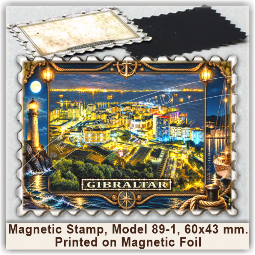 Gibraltar Magnetic Stamps, Model 89-1 Gibraltar Magnetic Stamps, Model 89-1