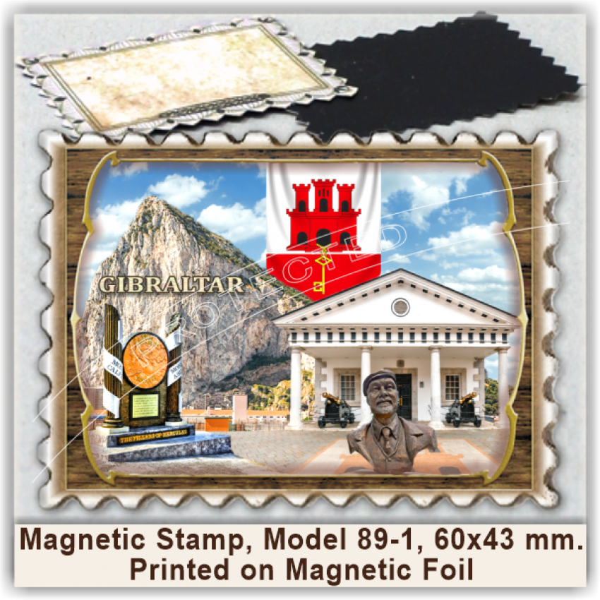 Gibraltar Magnetic Stamps, Model 89-1 Gibraltar Magnetic Stamps, Model 89-1