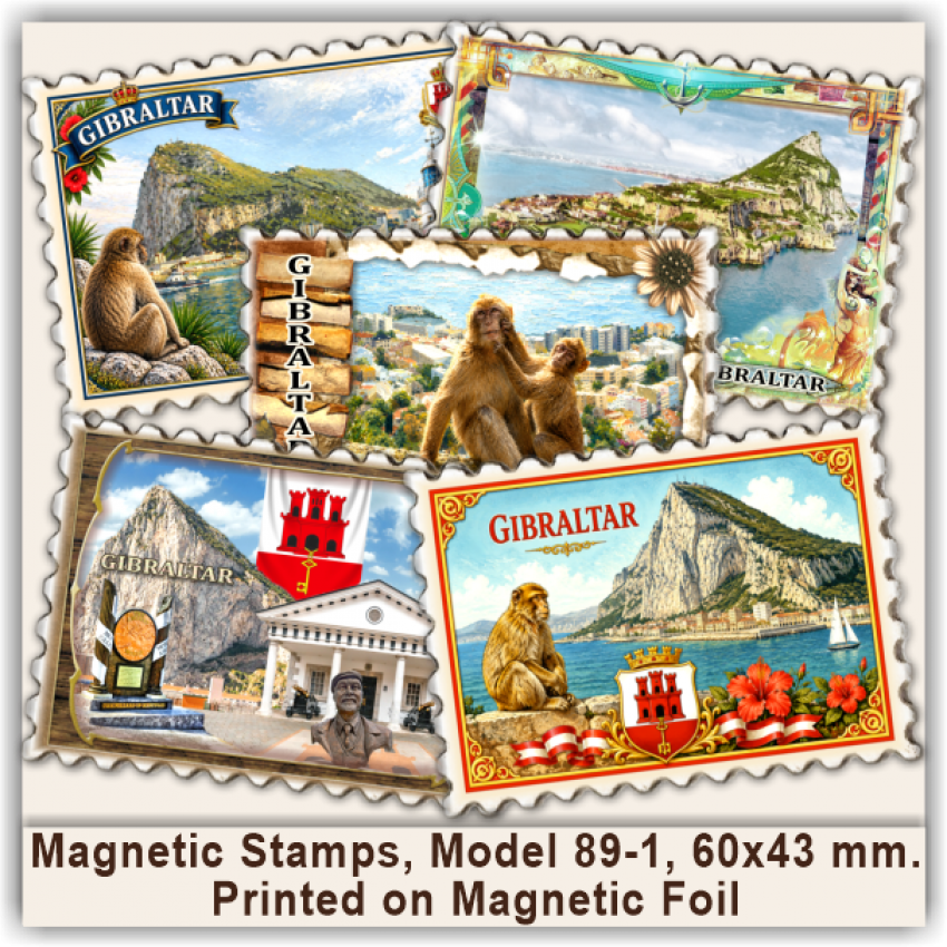 Gibraltar Magnetic Stamps, Model 89-1 Gibraltar Magnetic Stamps, Model 89-1