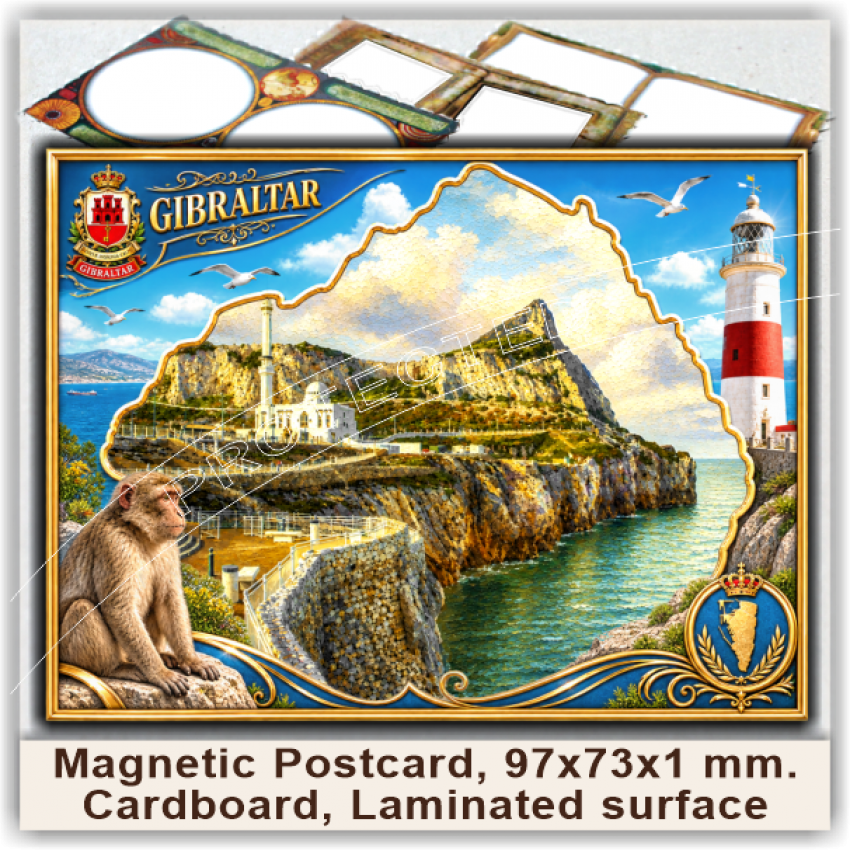 Gibraltar Magnetic Postcards, Model 90-3 Gibraltar Magnetic Postcards, Model 90-3