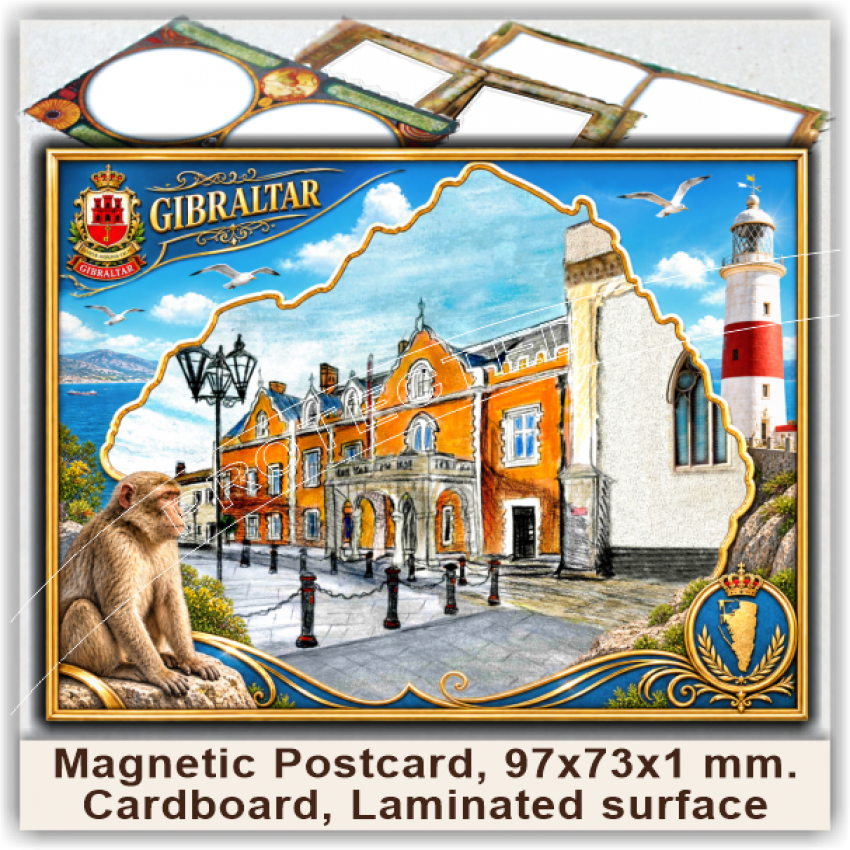 Gibraltar Magnetic Postcards, Model 90-3 Gibraltar Magnetic Postcards, Model 90-3