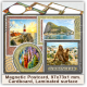 Gibraltar Magnetic Postcards, Model 90-3 Gibraltar Magnetic Postcards, Model 90-3