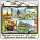 Gibraltar Magnetic Postcards, Model 90-3 Gibraltar Magnetic Postcards, Model 90-3