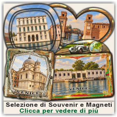 Venezia / Venice, Set di Souvenir e Magneti Promozionali