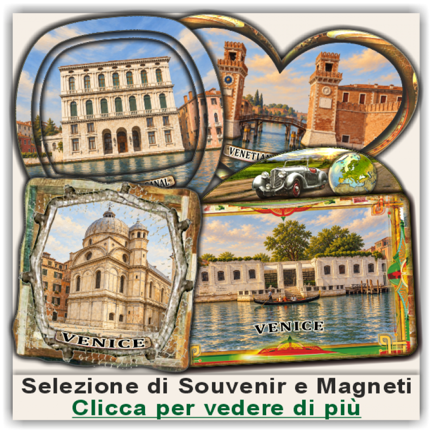 Venezia / Venice, Set di Souvenir e Magneti Promozionali Venezia / Venice, Set di Souvenir e Magneti Promozionali