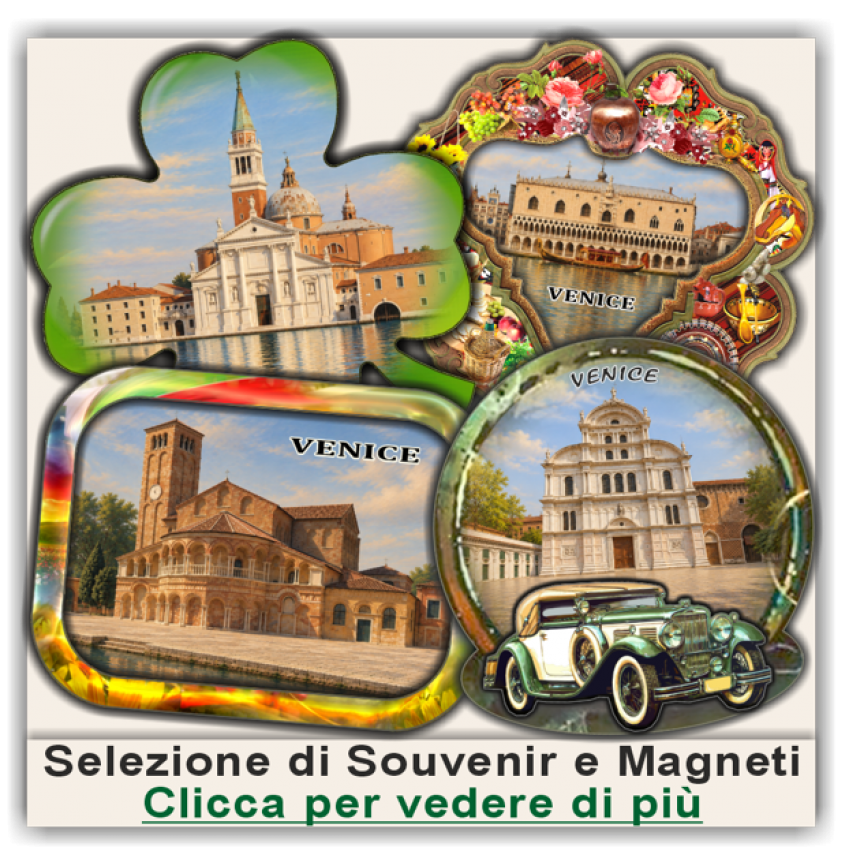 Venezia / Venice, Set di Souvenir e Magneti Promozionali Venezia / Venice, Set di Souvenir e Magneti Promozionali