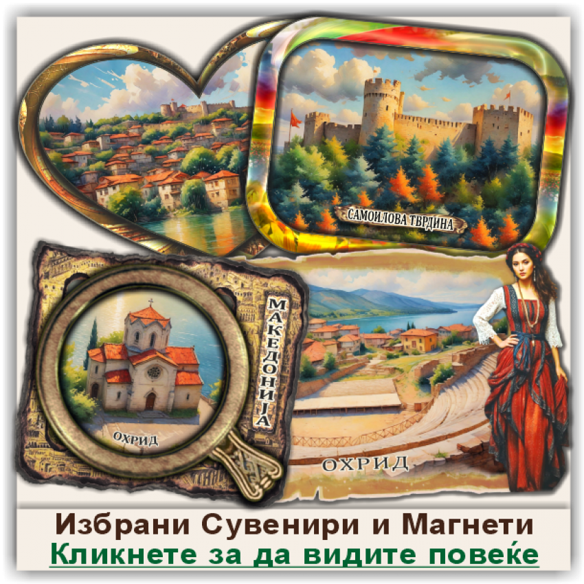 Охрид / Ohrid Сувенири и Магнети