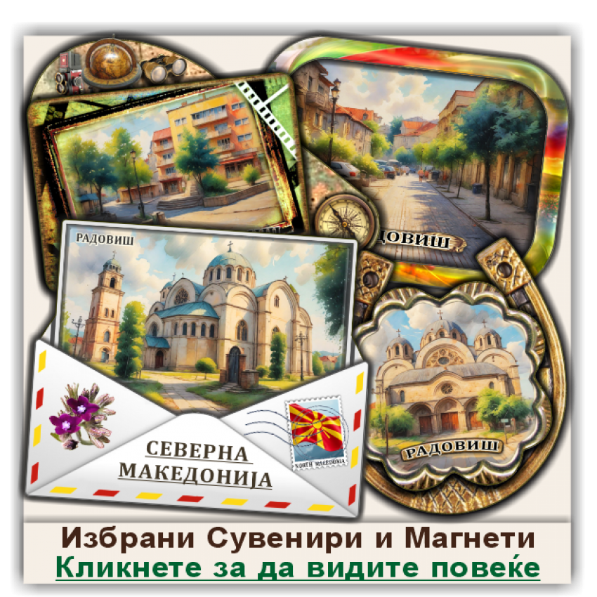 Радовиш / Radoviš Сувенири и Магнети