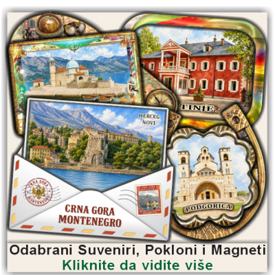 0 0 Crna Gora, Promotivni Suveniri, Magneti, Pokloni