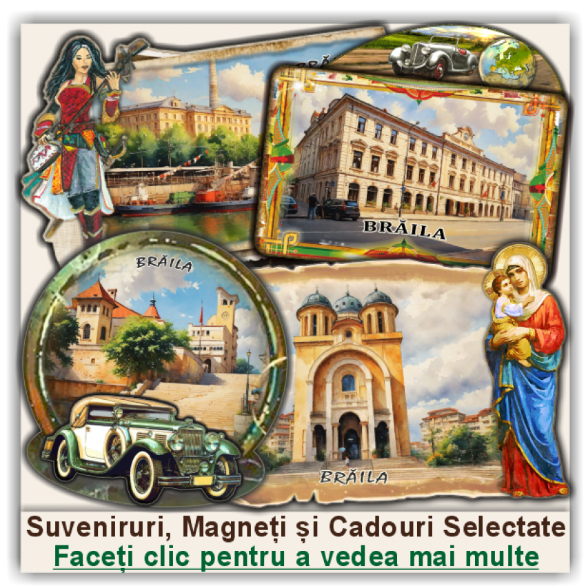 Brăila, Suveniruri și Magneți