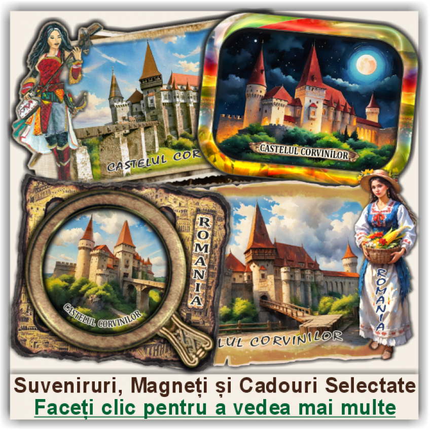 Castelul Corvinilor, Suveniruri și Magneți Castelul Corvinilor, Suveniruri și Magneți