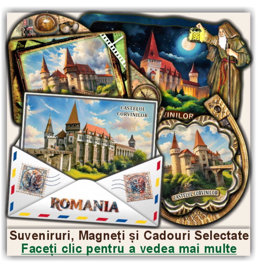 Castelul Corvinilor, Suveniruri și Magneți Castelul Corvinilor, Suveniruri și Magneți