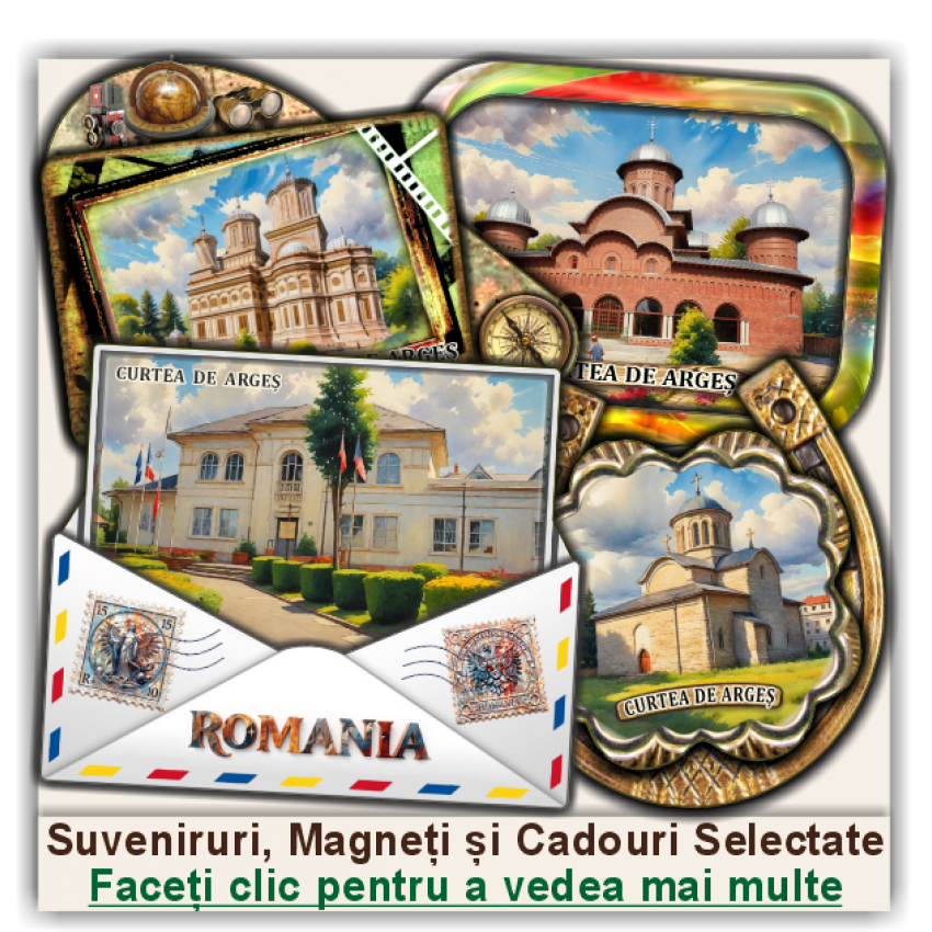 Curtea de Arges, Suveniruri și Magneți
