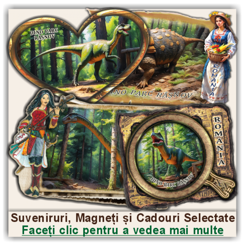 Dino Parc Râșnov, Suveniruri și Magneți