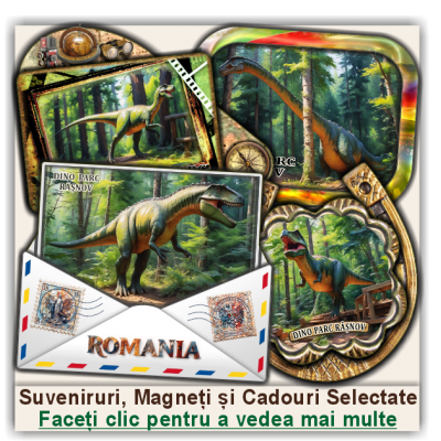 Dino Parc Râșnov, Suveniruri și Magneți