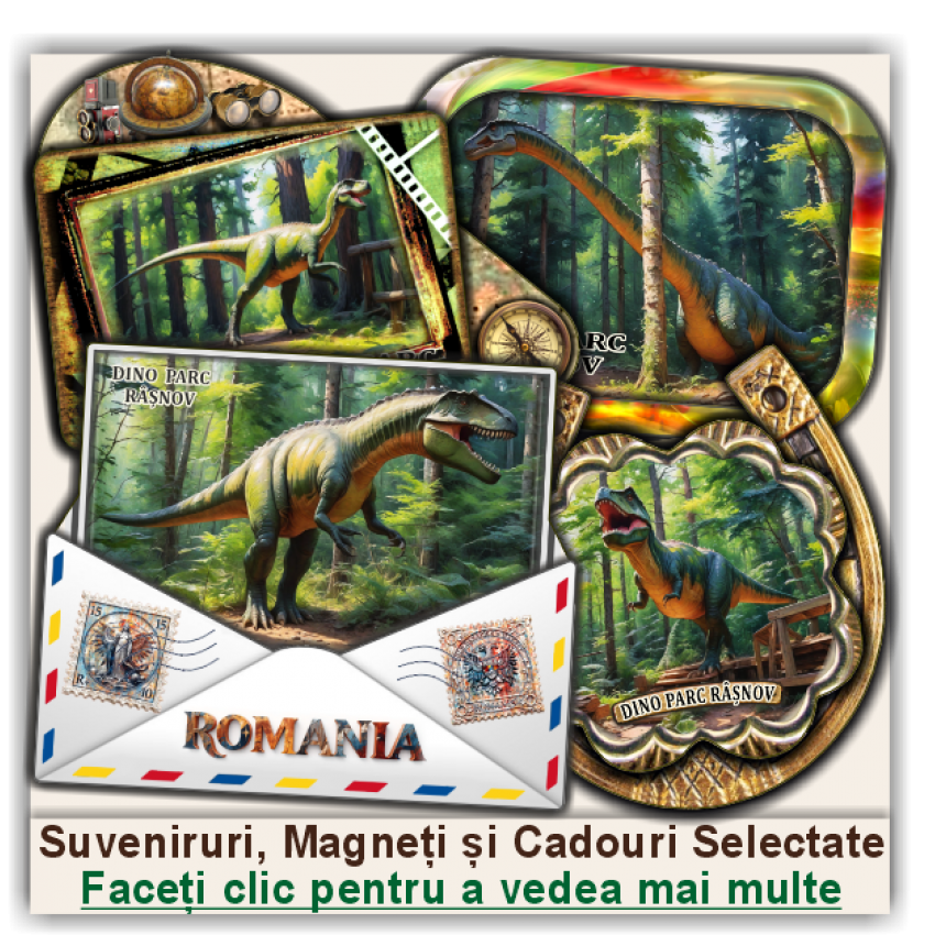 Dino Parc Râșnov, Suveniruri și Magneți