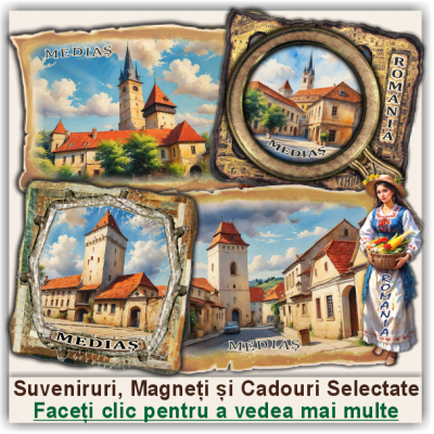 Medias, Suveniruri și Magneți