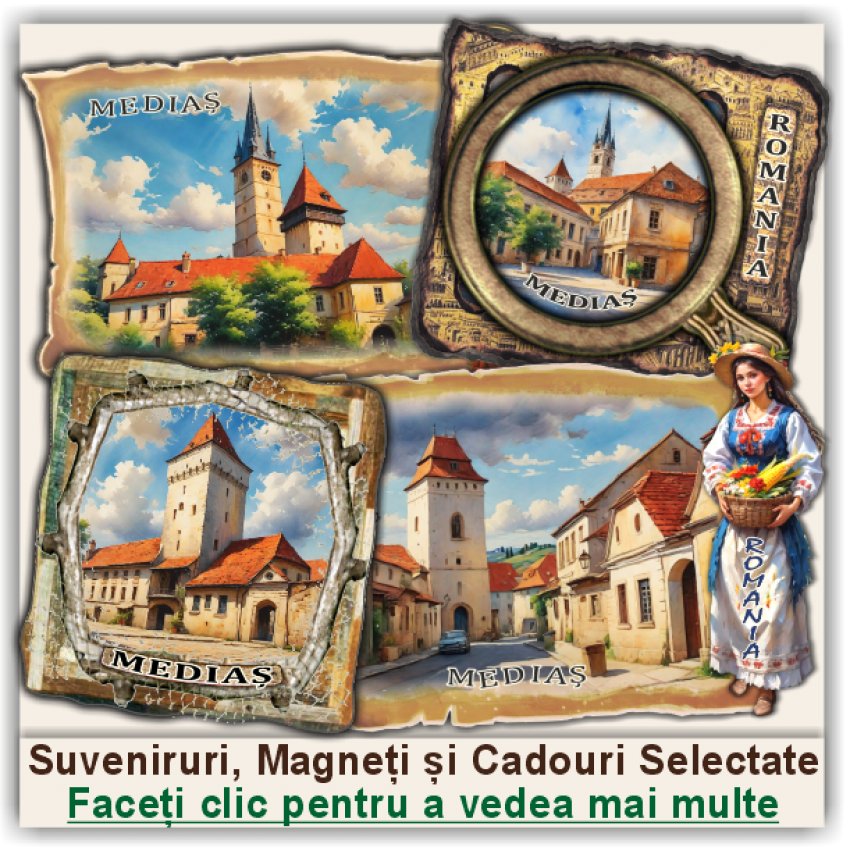 Medias, Suveniruri și Magneți