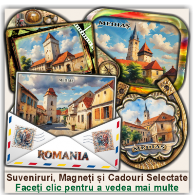 Medias, Suveniruri și Magneți