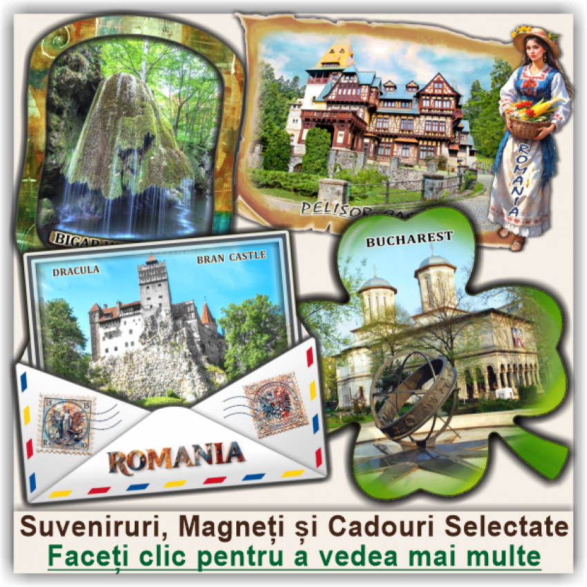 0 0 România, Suveniruri și Magneți